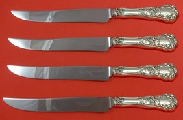 Buttercup by Gorham Sterling Silver Steak Knife Set 4pc Large Texas Sized Custom - £223.46 GBP