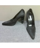 Beautiful EMPORIO ARMANI Black Pony Hair Heel Pumps Shoes Size 37 IT / 6... - $98.99