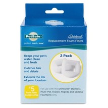 Dog Cat Drinkwell Replacement Sponge Foam Pet Water Fountain Pump Filters 2 Pack - £11.78 GBP