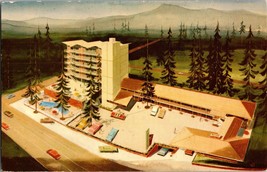 Vtg Postcard Russell &#39;N Pines Motel, Tahoe City, California, AAA Approved - £4.60 GBP