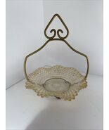 Vintage Crystal Relish Server With Carrier Stand. P167 - $13.50