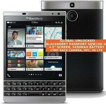 Blackberry Passport Silver Edition LTE sqw100-4 Circle Dallas 3gb 32gb O... - £352.63 GBP