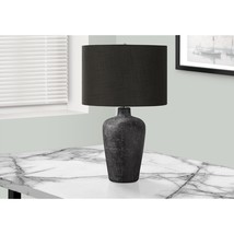 9621 Lighting, Table Lampblack Ceramic, Black Shade, Contemporary Lighti... - £95.95 GBP