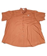 Texas Longhorns mens shirt xxl Button Down shirt Burnt Orange University... - £8.74 GBP