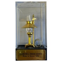 Clare-Bell Brass Works Maine Student Lamp Electric Dollhouse Miniature 1:12 - £37.06 GBP