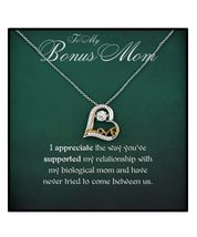 Love Dancing Necklace Bonus Mom Gift, Supported My Relationship, Love Da... - £41.70 GBP+