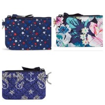 New w/ Tags Vera Bradley Zip Id Case In Star Spangled, Seahorse Of Course Garden - £20.03 GBP