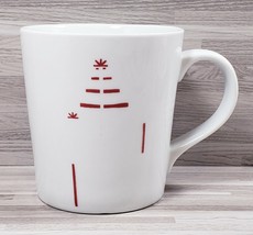 Crate &amp; Barrel Julia Rothman Christmas Trees 16 oz. Porcelain Coffee Mug Cup - £9.13 GBP