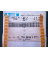 25Pcs MBA 0204-50 1K2 1% Beyschlag Metal Film Axial Resistor 1.2kOhm 0.4W - $7.20 CAD