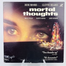 Mortal Thoughts Laserdisc Demi Moore Bruce Willis Movie Excellent Condition - £7.63 GBP