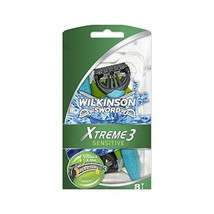 Wilkinson Sword Xtreme 3 Sensitive Men&#39;s Disposable Razors - Pack of 8 R... - £7.12 GBP