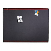 Quartet MB544M Prestige Plus Magnetic Fabric Bulletin Board  48 x 36  Mahogany F - £284.39 GBP