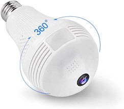 Smartbulb360 Security Camera 360 Degree Panoramic Indoor Outdoor Wireless IP WiF - £45.79 GBP