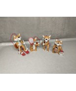 Midwest of Cannon Falls Hand Painted Wooden Fox Christmas Ornaments (4) ... - $19.72