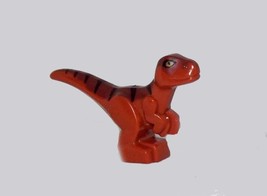 Baby Velociraptor T Rex Brown Mini Jurassic World Dinosaur Minifigure Toys Colle - $5.00