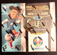 2020 Panini Select UEFA Euro Soccer Hobby Box Hybrid H2 Box camo prizm w... - $225.42