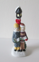 Vtg Porcelain Bisque Christmas Village Figurine, Children Carolers by La... - £6.25 GBP