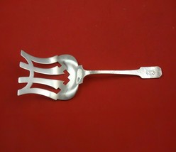 Norman Hammered by Shreve Sterling Silver Asparagus Fork w/ Bar Applied Mono &quot;G&quot; - £302.54 GBP