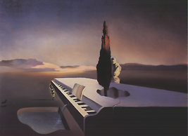 SALVADOR DALI Necrophiliac Spring Flowering From Piano with Tail, 2000 - $49.50