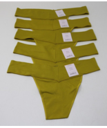 Auden Women’s 5 Pack Green Thong Seamless Underwear Size Medium (8-10) New - $13.52 CAD