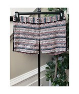 The Limited Tribal Print Women&#39;s Size OR Multicolor Cotton Blend Shorts - $462.67 MXN