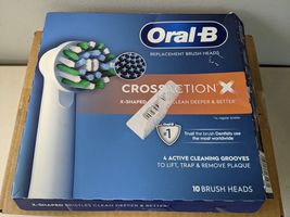 Oral-B Cross Action X - Replacement Brush Heads- 10 Count  - £23.83 GBP