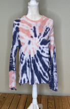 belle women’s Tie dye knit sweater size L pink Purple C6 - £9.87 GBP