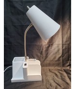 Task Lamp With  Organizer Room Essentials Flexible Neck USB Port &amp; Outle... - $269.14 MXN