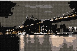 Pepita Needlepoint Canvas: Bridge at Night, 10&quot; x 7&quot; - £40.18 GBP+