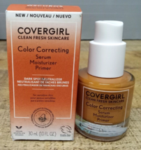 COVERGIRL Clean Fresh Color Correcting Serum Moisturizer Primer 1 Oz - DEEP - £6.55 GBP