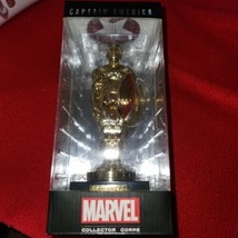 Funko Marvel Collector Corps Founder 2015 CAPTAIN AMERICA Gold Statue Trophy - £10.88 GBP
