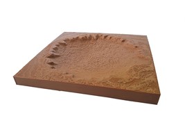 Mars Topography 3D map of Victoria Crater - Explored by the Opportunity ... - £10.98 GBP