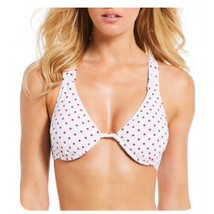 Cremieux Red &amp; White Polka Dot Bikini Top Underwired for support - Medium - £21.13 GBP