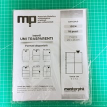 Masterphil Art. 120 / 4 Inserts Uni K211 Transparent - pour Classeur Uni - B - £6.12 GBP