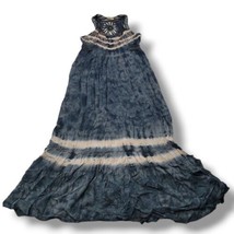 One World Dress Size Small S Maxi Dress Sleeveless Boho Dress Bohemian T... - £27.17 GBP