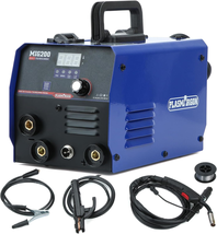  Dual Voltage 110V 220V 200Amp MIG Welder Flux Core Welder and Stick Wel... - £141.74 GBP