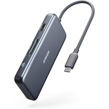 Anker USB C Hub, 341 USB-C Hub (7-in-1) with 4K HDMI, 100W Power Delivery, USB-C - £49.07 GBP