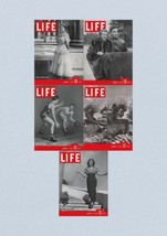 Life Magazine Lot of 5 Full Month of January 1940 1, 8, 15, 22, 29 WWII ERA - £38.08 GBP