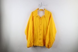 Vtg 70s Russell Athletic Mens Large Distressed Lined Coach Coaches Jacket USA - £47.29 GBP