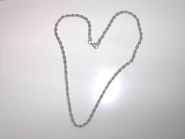 Sterling Silver Rope Chain 20 Inch - £78.31 GBP