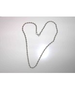 Sterling Silver Rope Chain 20 Inch - £76.96 GBP