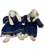 Vintage Primitive Handmade Rabbit Bunny Plush Country Farmhouse Easter D... - £23.73 GBP