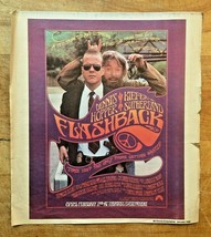 Original 1990 Flashback Movie Advertisement w/ Dennis Hopper &amp; Kiefer Su... - £6.05 GBP