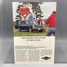 Vintage Magazine Ad Print Design Advertising Chevrolet Station Wagons - $12.86
