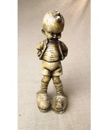 Vintage LL Signed &#39;Little Punk Boy&#39; Plaster Garden Statue - £40.83 GBP