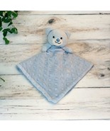Little Beginnings Baby Blue Bear Lovey Minky Dot Security Blanket Plush ... - $264.62 MXN