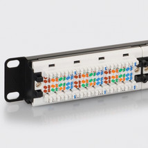 UNC Group PPC6-12PT-1U 12PORT 1RMU CAT6 PATCH PANEL, 110 TYPE - $1,979.14 MXN