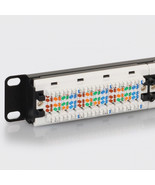 UNC Group PPC6-12PT-1U 12PORT 1RMU CAT6 PATCH PANEL, 110 TYPE - $1,967.07 MXN