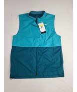 Nike Sleeveless Full Zip Tour Repel Teal Golf Vest Womens Size S DX6085-367 - £35.07 GBP