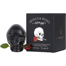 Ed Hardy Skulls &amp; Roses By Christian Audigier Edt Spray 2.5 Oz - £27.88 GBP